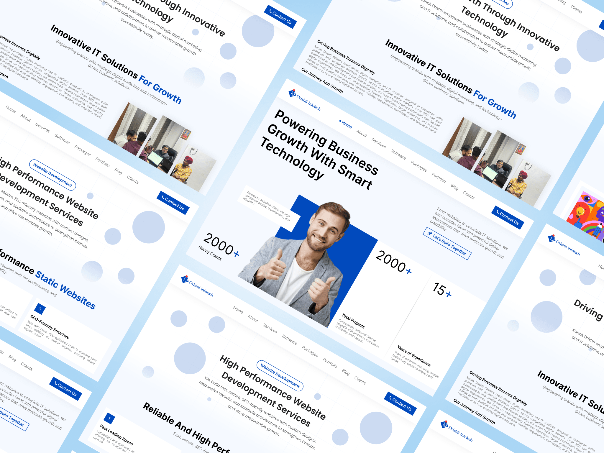 Kanak Drishti — IT Website Redesign