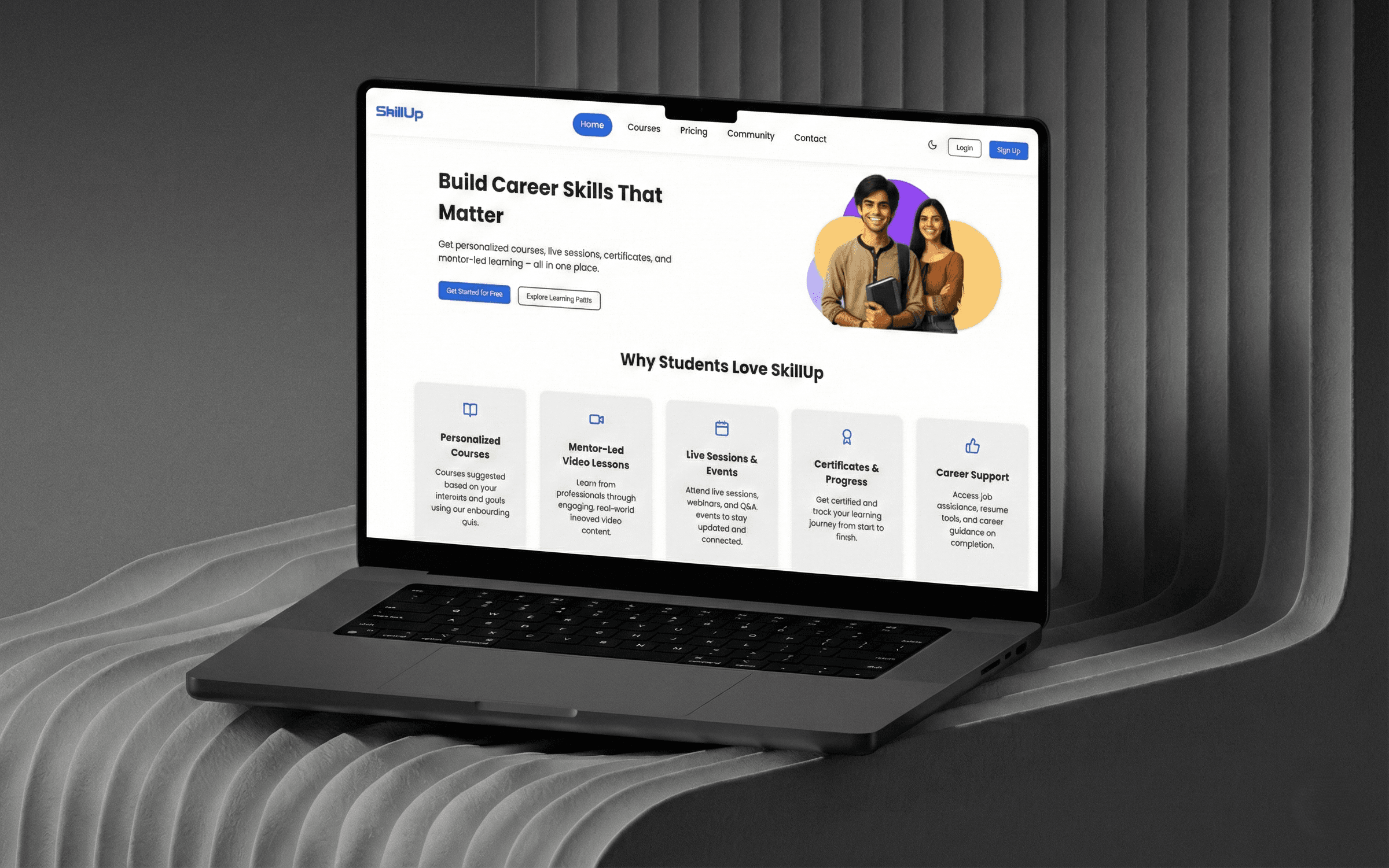 SkillUp — Skill-Based Learning Platform (Frontend)